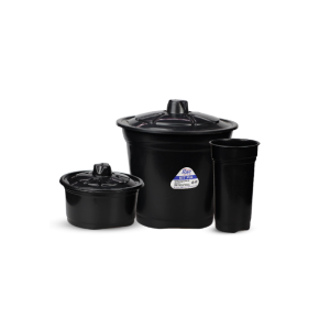 KIT PIA PRETO 03 PEÇAS