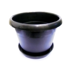 VASO PLÁSTICO  20CM-VB -C/PRATO