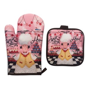 LUVA TERMICA DECORADA C/DESCANSO PANELA