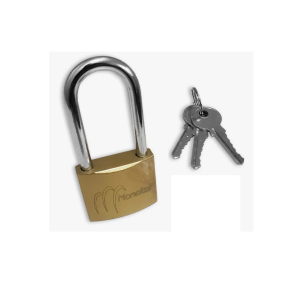 CADEADO 48MM COM 3 CHAVES HASTE LONGA