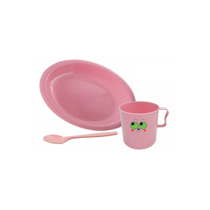 KIT PAPINHA INFANTIL 03PC - ROSA