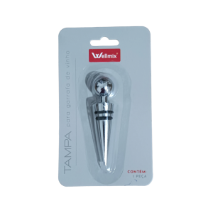 TAMPA METAL P/GARRAFA DE VINHO