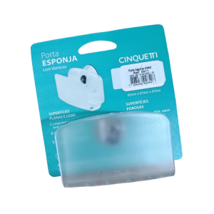 PORTA ESPONJA C/VENTOSA CINQUETTI CRISTAL