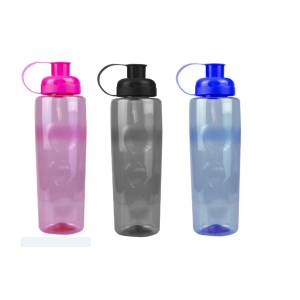 SQUEEZE PLASTICO 600ML TRANSPARENTE CONFORT